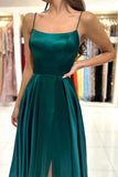 A-Line Prom Dresses Empire Dress Formal Floor Length Sleeveless Sweetheart Imitation Silk Backless with Pleats 2023