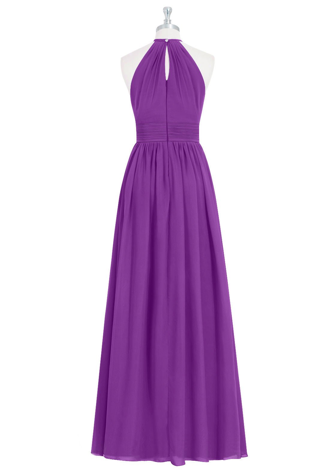 Chiffon Bridesmaid Dress A-Line/Princess Scoop Neck Ankle-Length With Pleated - dennisdresses