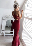 Jersey Prom Dress Sheath/Column Sweetheart Ankle-Length With Lace - dennisdresses